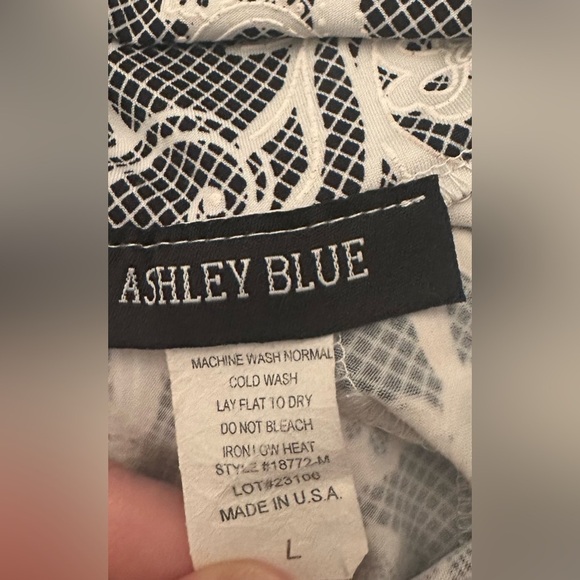 Ashley Blue Women’s Knee Length Skirt Size Large - Picture 8 of 10